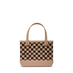 Bitty Bogg Bag - Checkered Camel/ Hot Cocoa