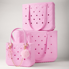 Bogg'd & Charmed - Pink Taffy Pouf
