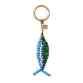 Bogg'd & Charmed - Beaded Fish Blue/Green