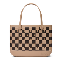 Original Bogg Bag - Checkered Camel/ Hot Cocoa