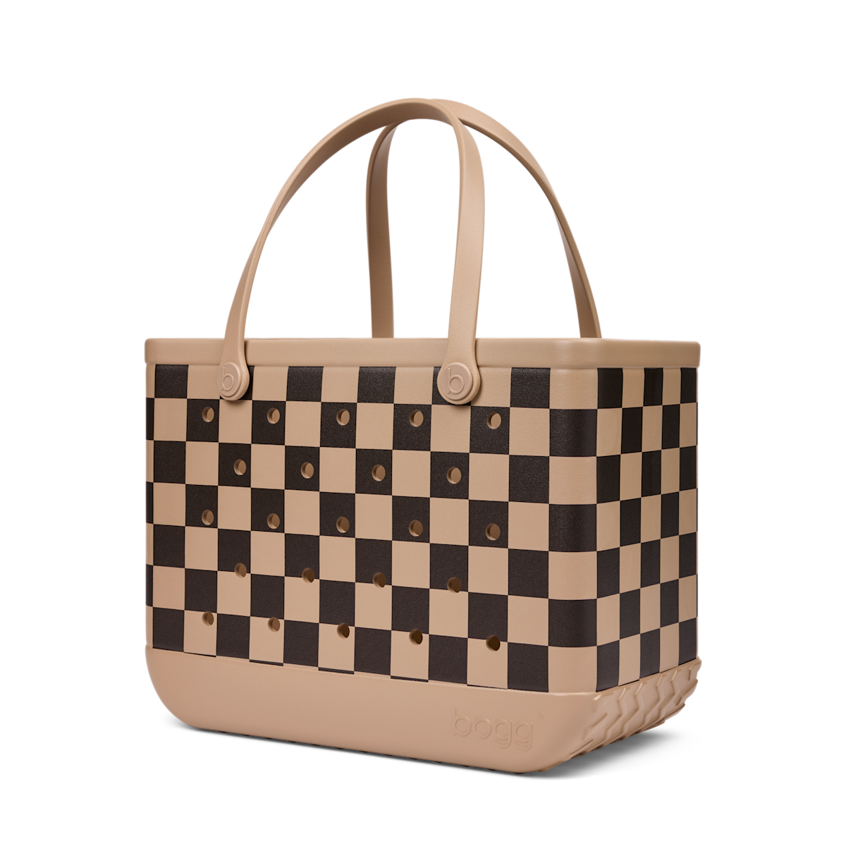 Original Bogg Bag - Checkered Camel/ Hot Cocoa