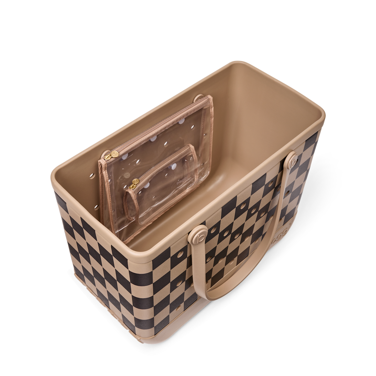 Original Bogg Bag - Checkered Camel/ Hot Cocoa