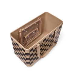Original Bogg Bag - Checkered Camel/ Hot Cocoa