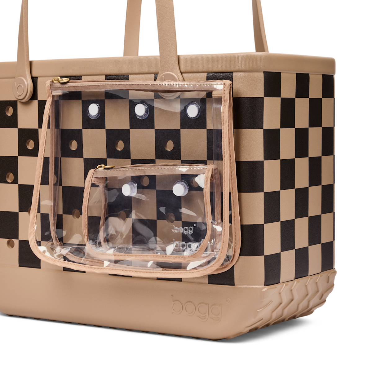 Original Bogg Bag - Checkered Camel/ Hot Cocoa