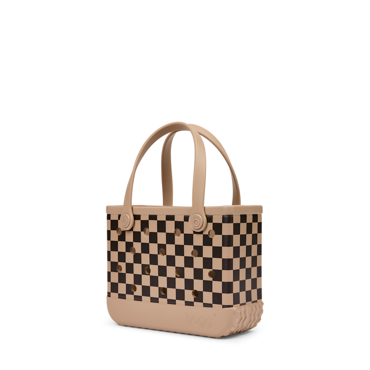 Bitty Bogg Bag - Checkered Camel/ Hot Cocoa