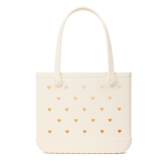 Baby Bogg Bag - Cut Out Heart Coconut