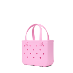 Bitty Bogg Bag - Cut Out Heart Pink Taffy