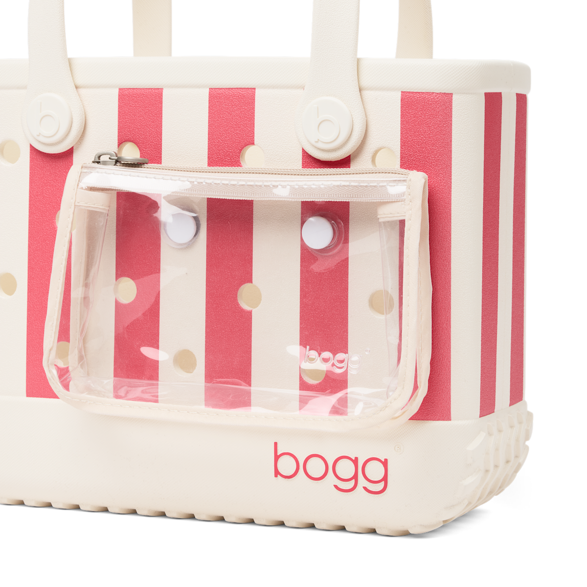 Bitty Bogg Bag - Capri Coral Stripe