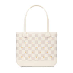 Baby Bogg Bag - Checkered Coconut/Mushroom