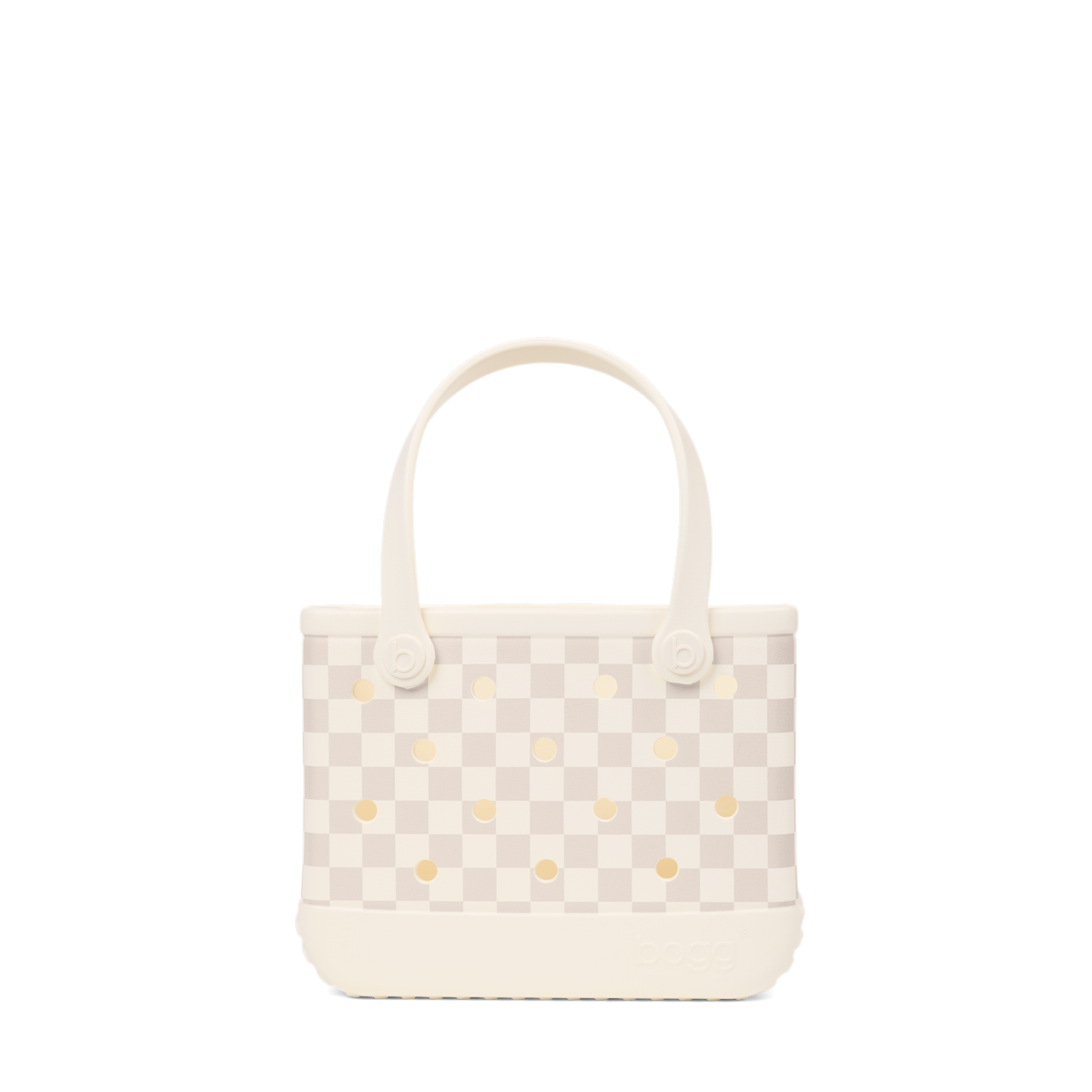 Bitty Bogg Bag - Checkered Coconut/Mushroom