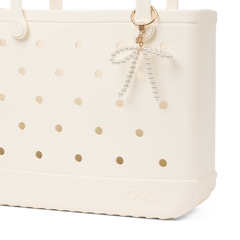 Bogg'd & Charmed  - White Pearl Bow