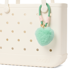 Bogg'd & Charmed  - Green Heart Pouf
