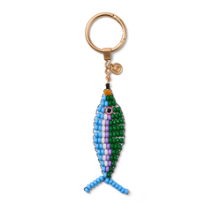 Bogg'd & Charmed  - Beaded Fish Blue/Green