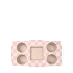 Original Top o' the Bogg to Ya 1.0- Checkered Linen/ Pink Marshmallow