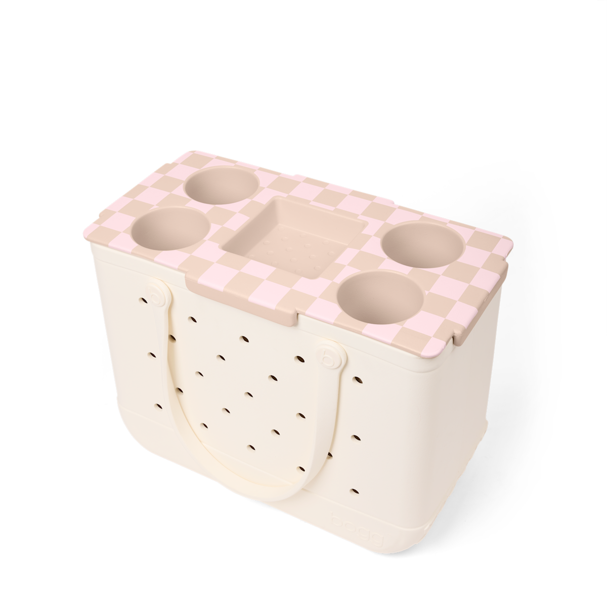 Original Top o' the Bogg to Ya 1.0- Checkered Linen/ Pink Marshmallow