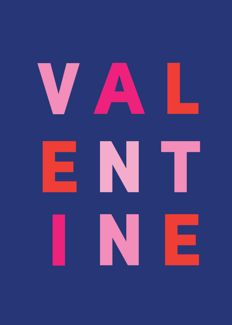 Valentine Greeting Card