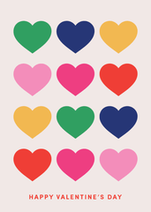Hearts Greeting Card